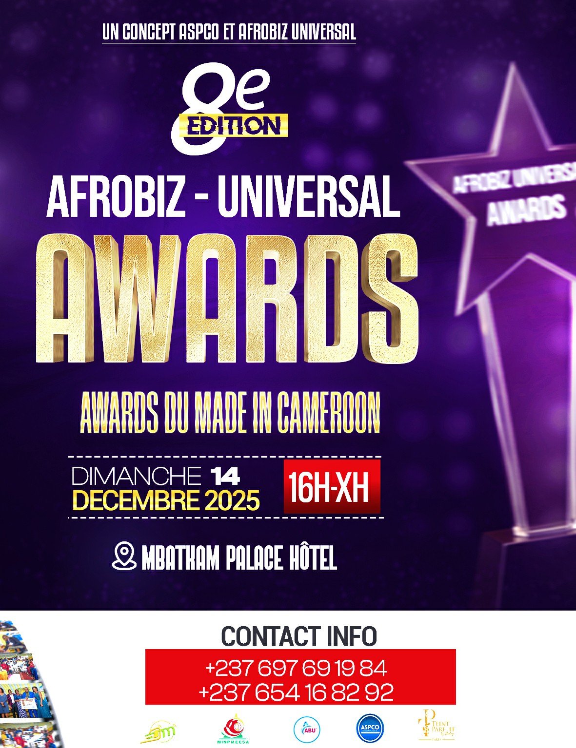 Flyer AfroBiz Universal Awards 2025